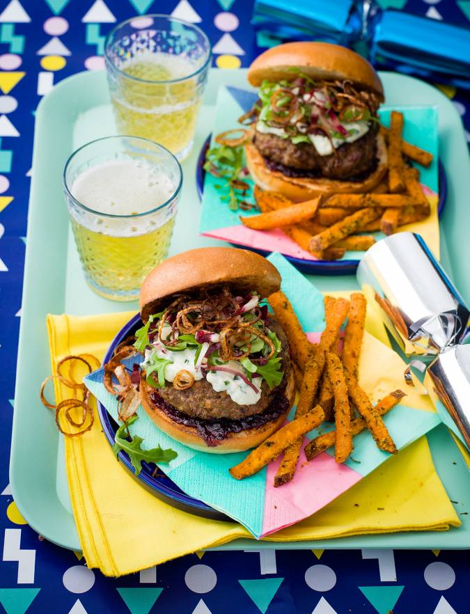 Recipe: Blue cheese burger