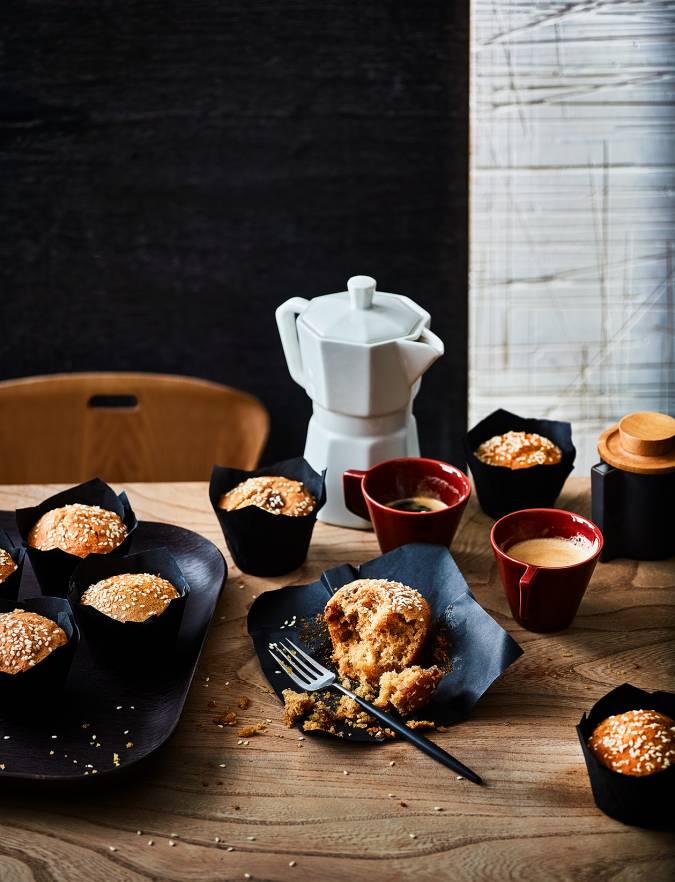 Recipe: Tahini and date muffins