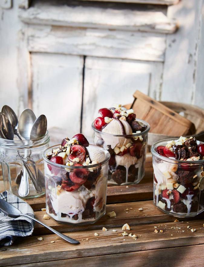 Recipe: Black Forest sundaes