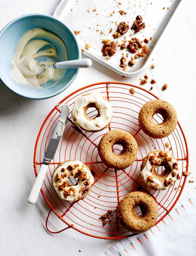 Recipe: Carrot cake ‘doughnuts’