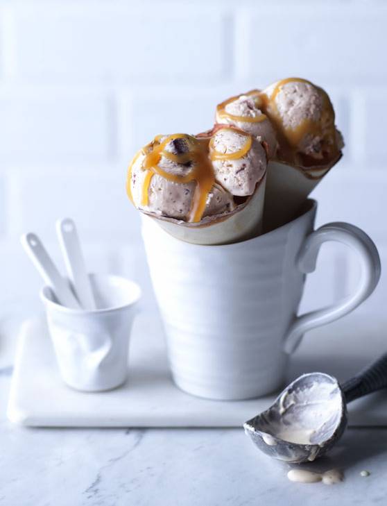 Recipe: Salted caramel & chocolate no-churn ice cream