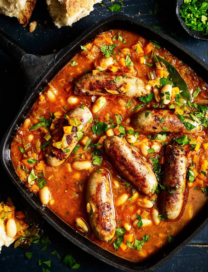 Recipe: Cheat’s sausage cassoulet