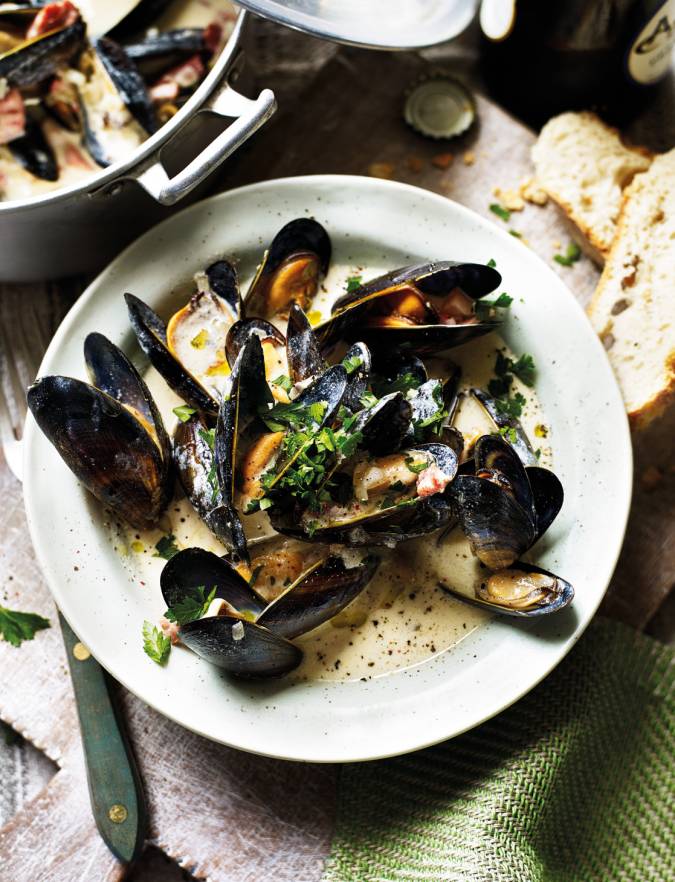 Recipe: Somerset mussels