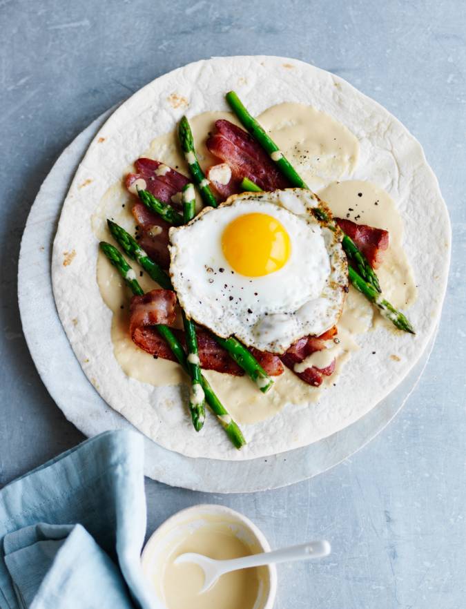 Recipe: Breakfast burrito with Marmite hollandaise