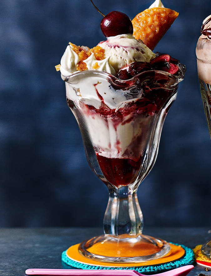 Recipe: Cherry Bakewell sundae