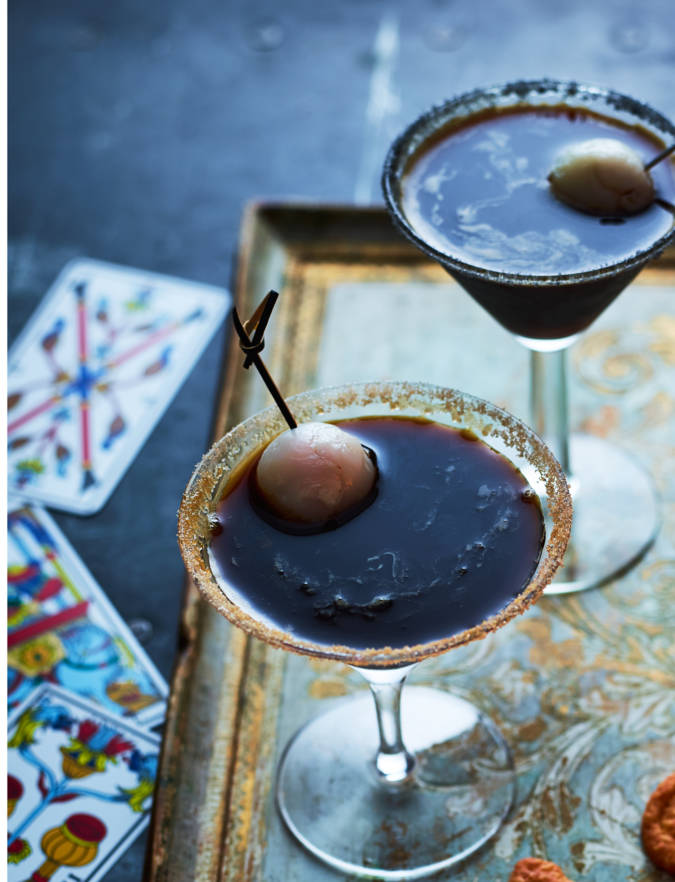 Recipe: Black magic Martini