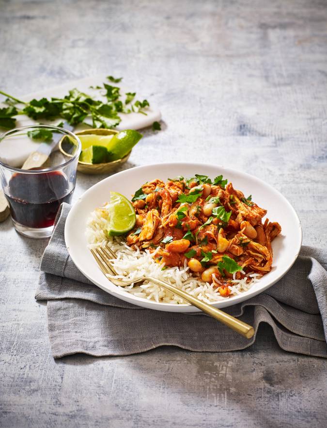 Recipe: 'Pulled' turkey chilli