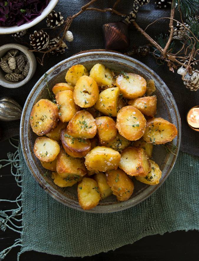 Recipe: Butter and thyme roast potatoes