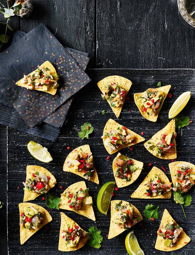 Recipe: Mexican salmon tostadas