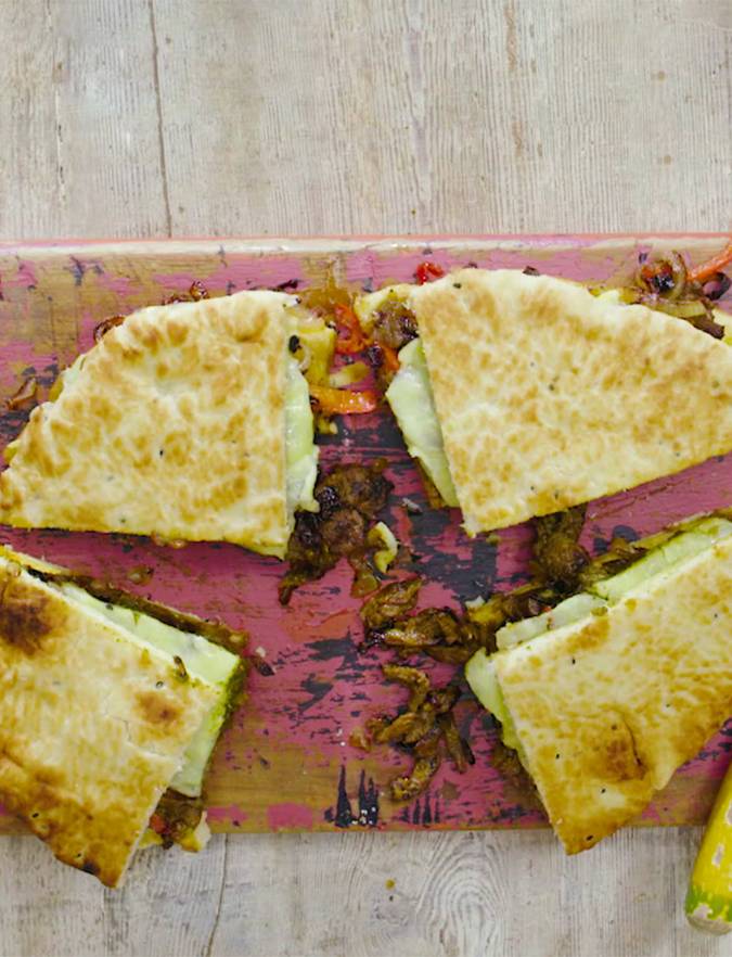 Recipe: Philadelphia-style Spiced Steak Naanwiches