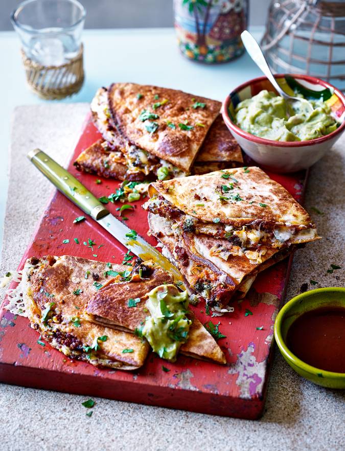 Recipe: Chorizo and jalapeno quesadillas