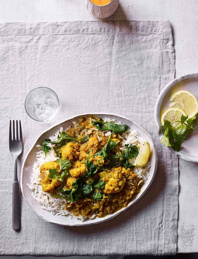 Recipe: Keralan cauliflower and lentil curry