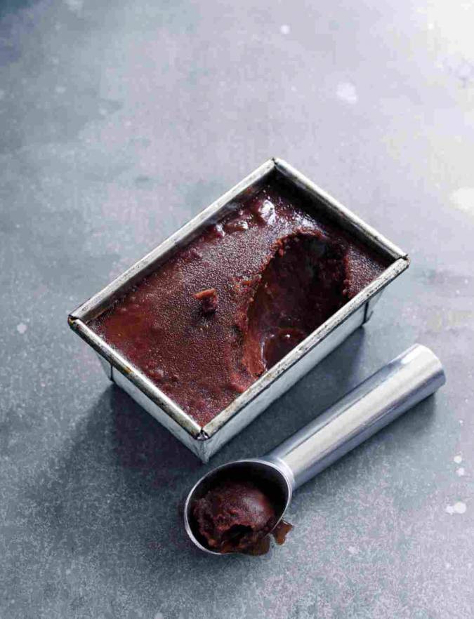 Recipe: Dark chocolate sorbet
