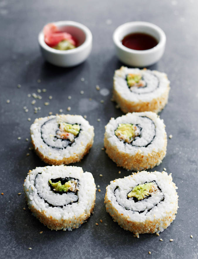 Recipe: California crab rolls