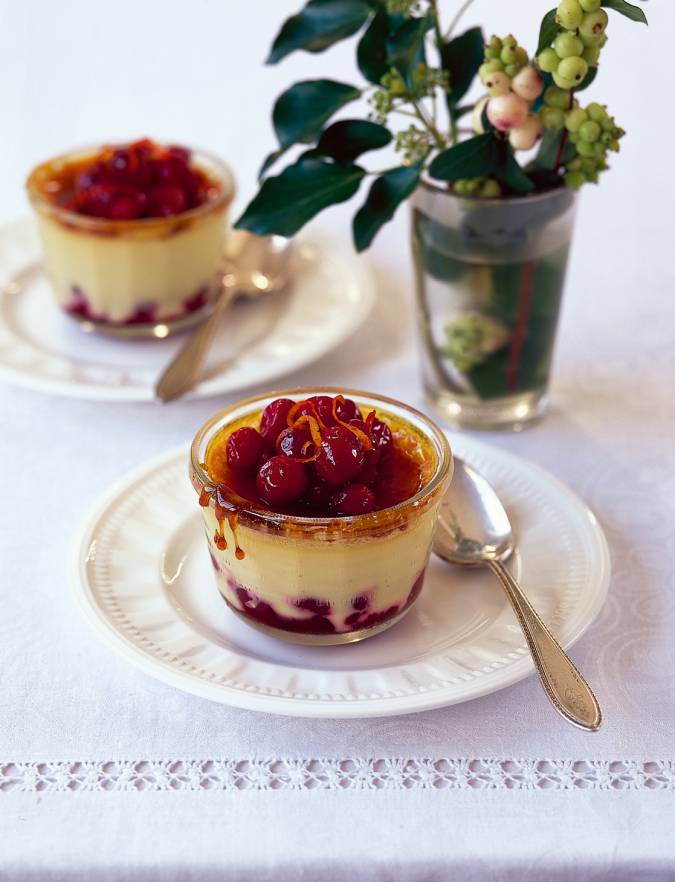 Recipe: Cranberry crèmes brûlées