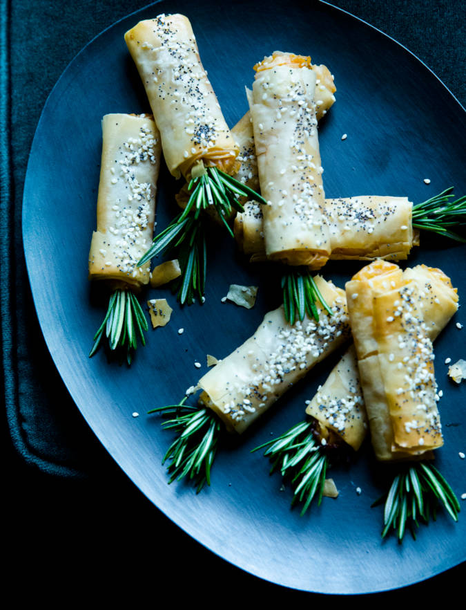 Recipe: Cheesy filo broomsticks