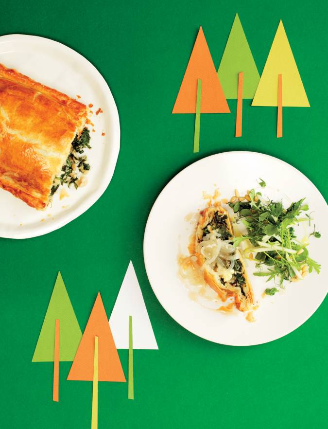 Recipe: Spinach, Wensleydale and toasted hazelnut wellington