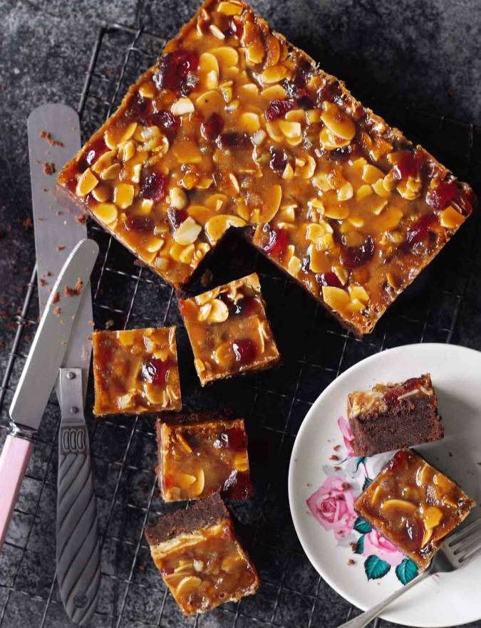 Recipe: Chocolate shortbread Florentine
