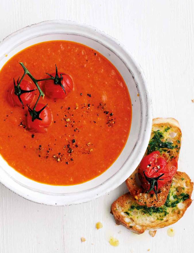 Recipe: Roasted pepper and tomato soup