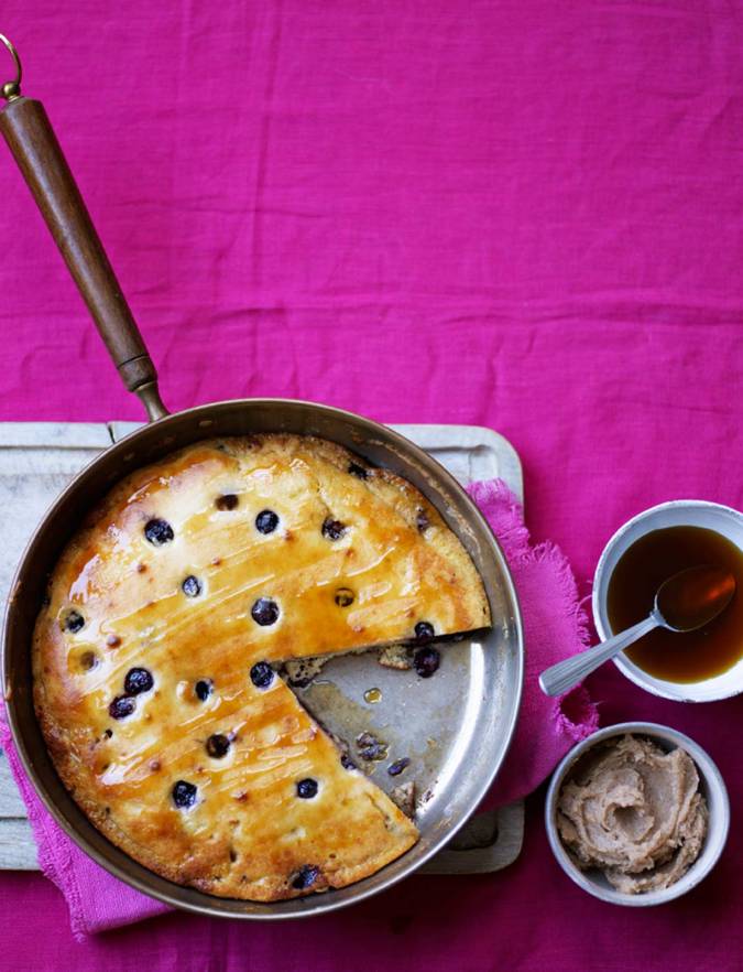 Recipe: Blueberry and almond
brunch pancake