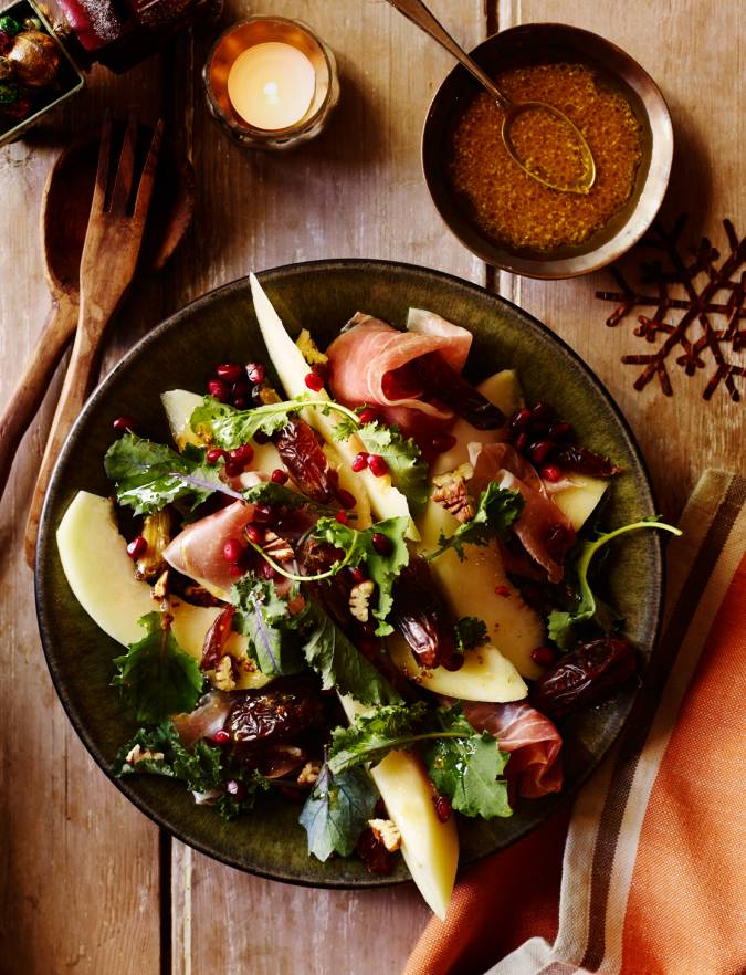 Recipe: Date and melon salad with Parma ham