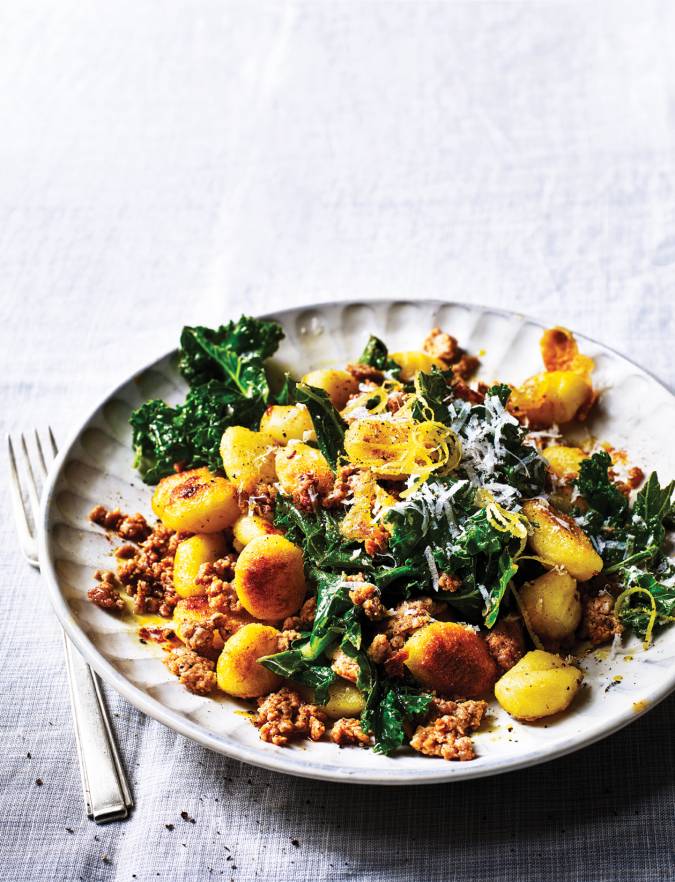 Recipe: One-pan gnocchi and turkey hash