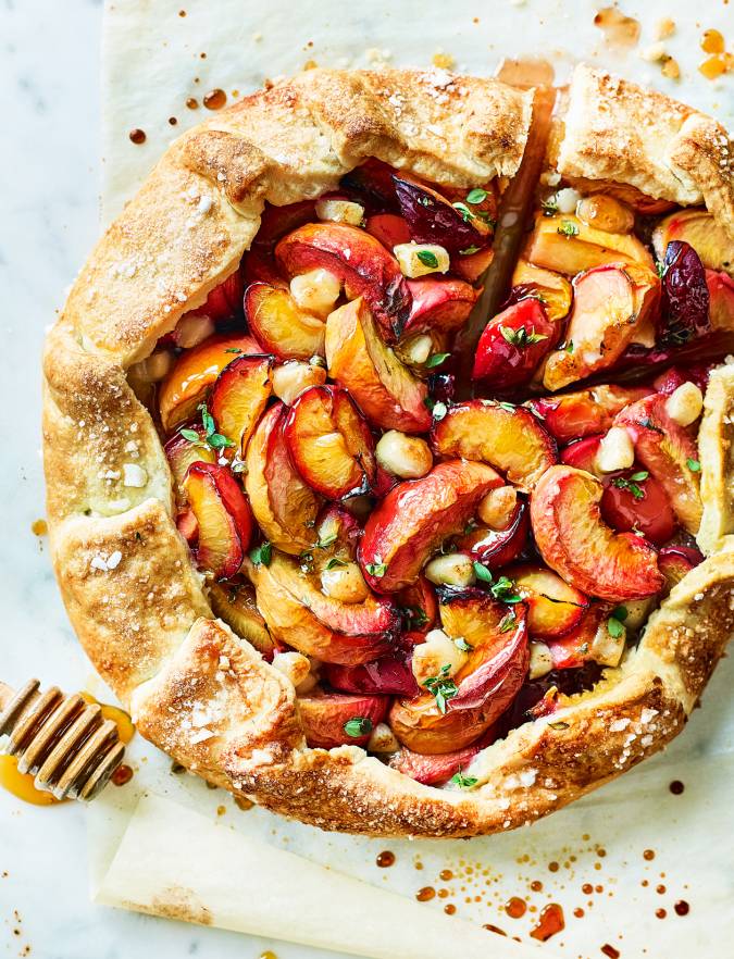 Recipe: Honeyed fruit tart with marzipan