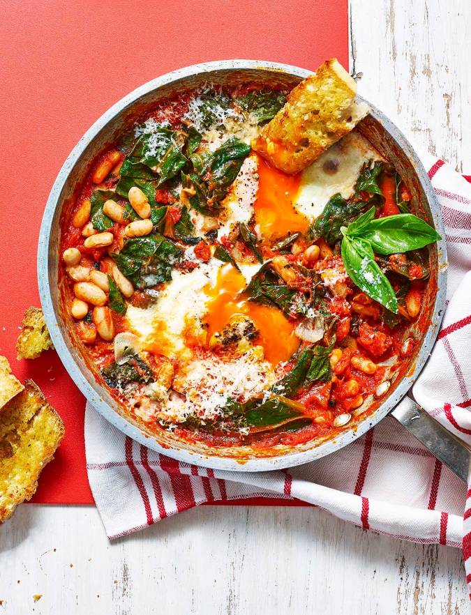 Recipe: Italian eggs with garlic toasts