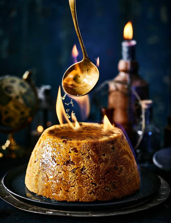 Christmas tree with 55 led birch twig tree lamp warm light home Golden glow Christmas pudding recipe | Sainsbury's Magazine