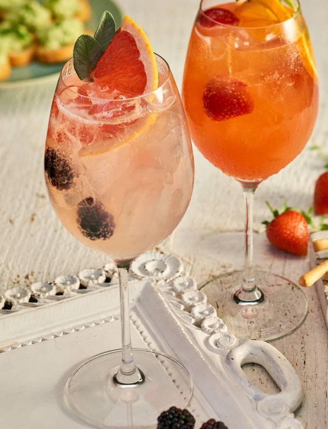 La dolce vita spritz with Malfy Gin recipe Sainsbury's Magazine