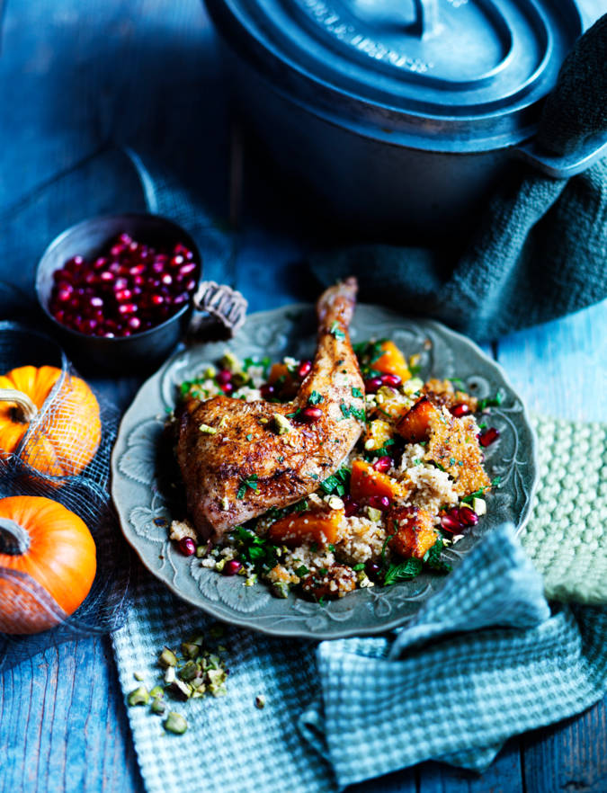 Recipe: Spiced chicken butternut couscous