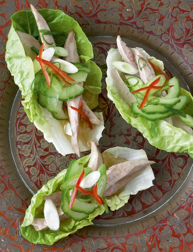 Recipe: Duck and plum sauce bites