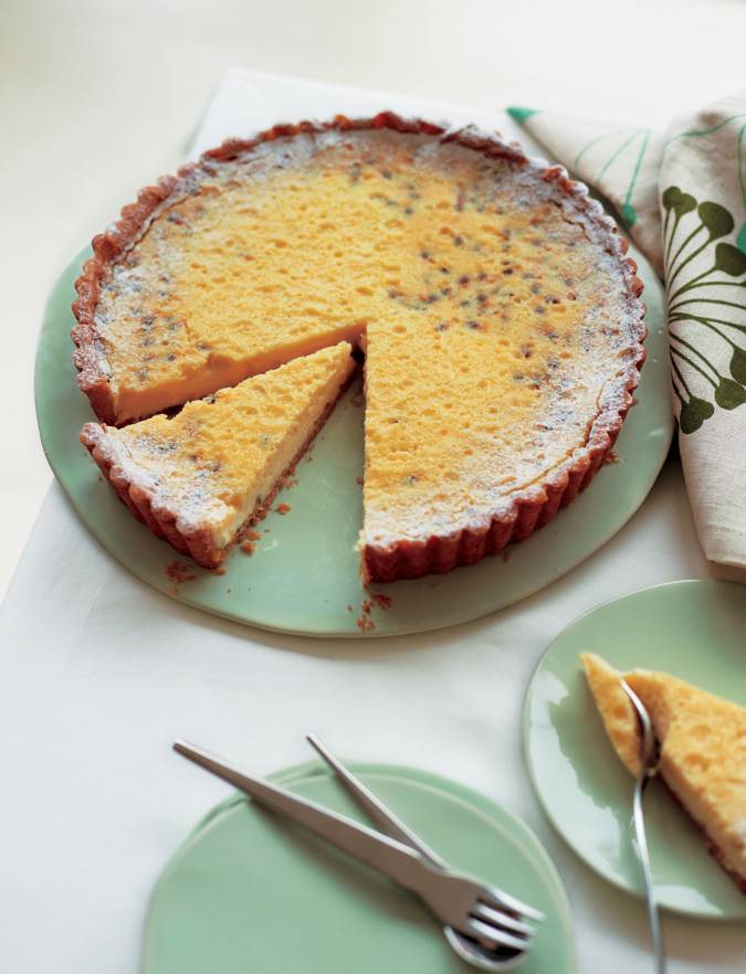 Recipe: Lemon and passionfruit tart