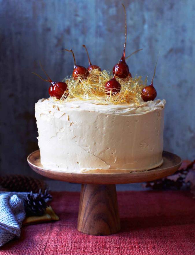 Recipe: Toffee apple, date and walnut cake