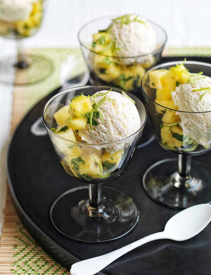 Recipe: Cheat’s lime, coconut and rum ice cream