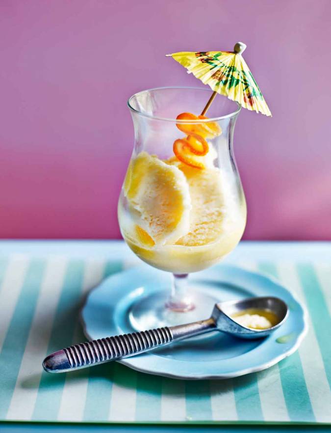 Recipe: Harvey Wallbanger sorbet