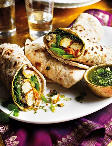 Recipe: Paneer kathi rolls