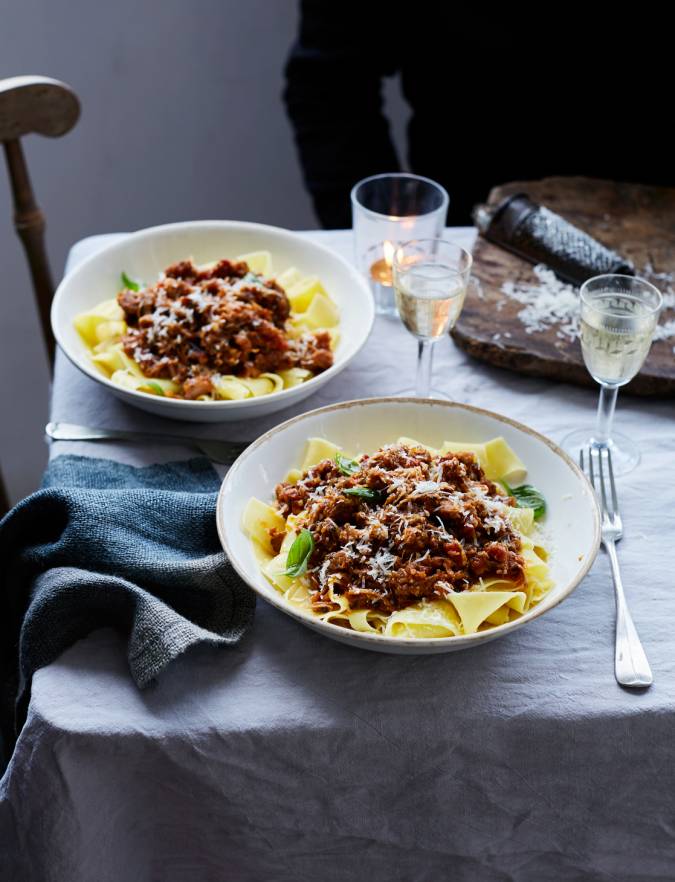 Recipe: Porky pancetta ragù