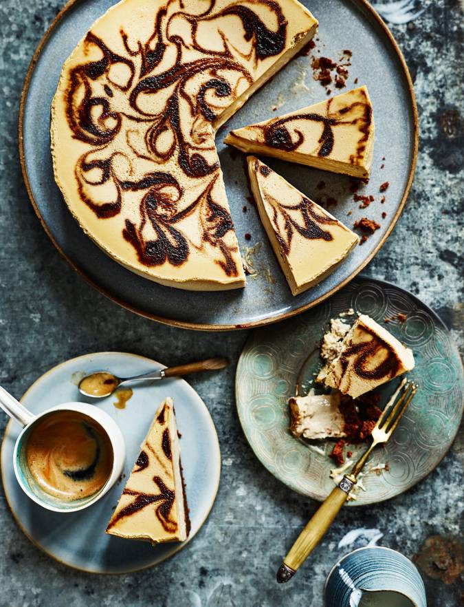 Recipe: Coffee swirl cheesecake
