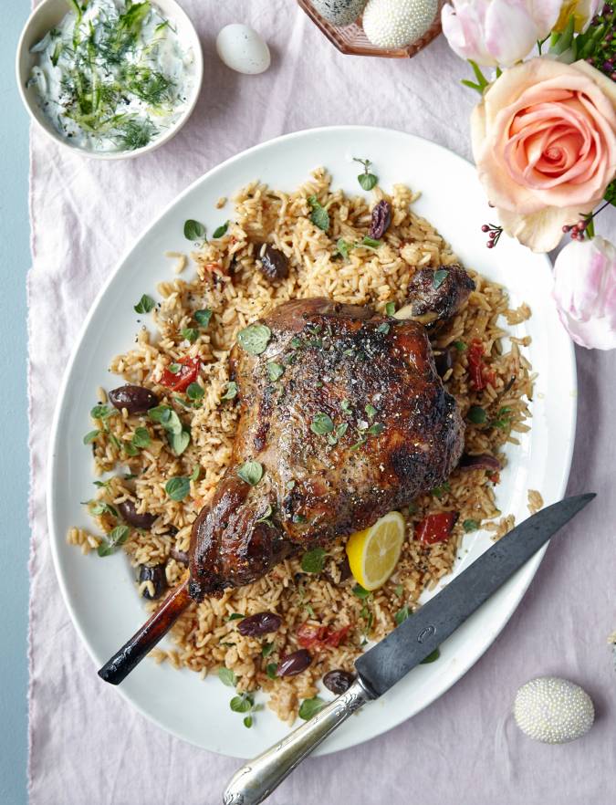 Recipe: Gizzi Erskine’s Greek roast lamb