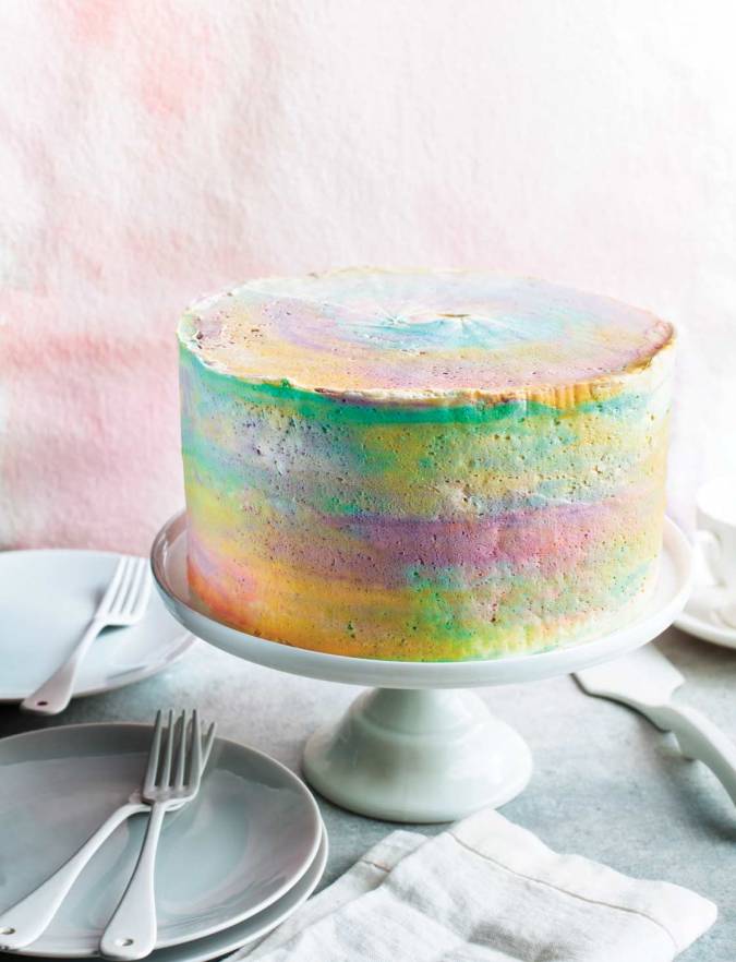 Recipe: Watercolour cake
