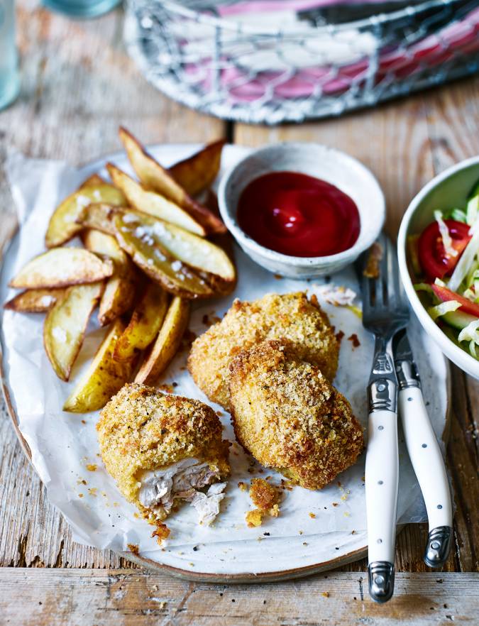 Recipe: Cajun crispy chicken and wedges