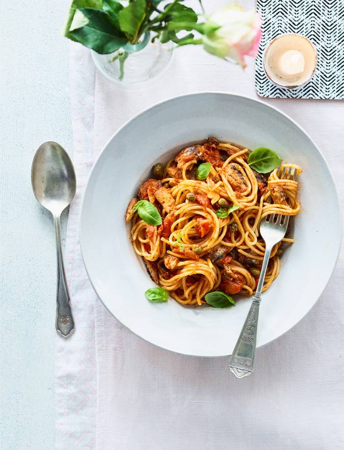 Recipe: Storecupboard spaghetti