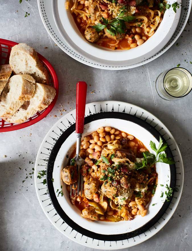 Recipe: Simple sausage and rosemary cassoulet