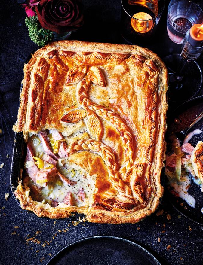 Recipe: Ham and leek pie