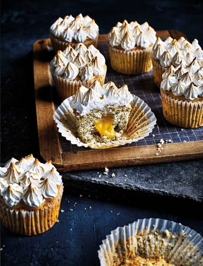 Recipe: Lemon and poppy seed meringue cupcakes