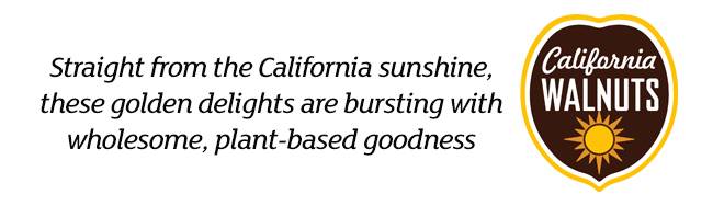 Salmon with ginger, lemon & walnut sauce from California Walnuts