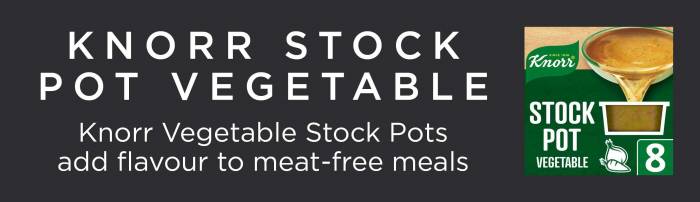 Sponsored: Sweet potato and bean chilli from Knorr Stock Pots