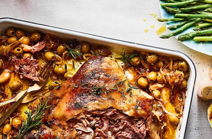 Modern Easter menu to serve six