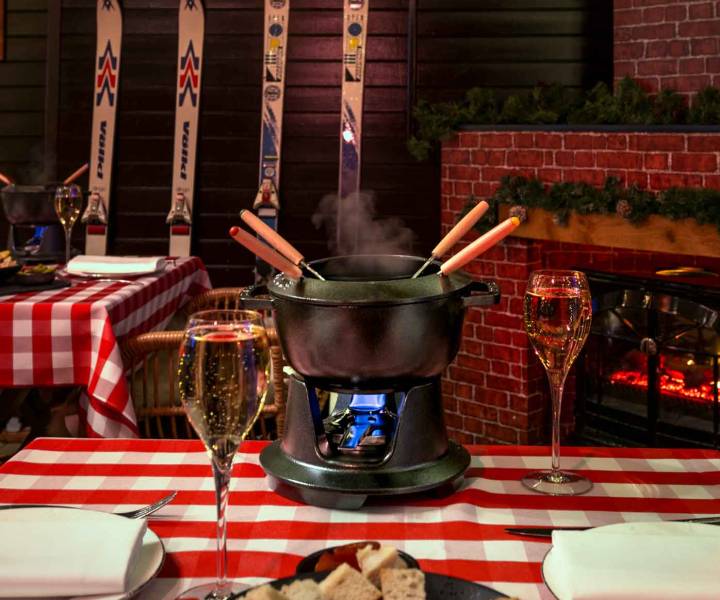 Taking orders: Cheese Fondue Experience at The Montague on the Gardens